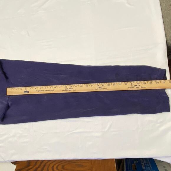 Chicos Private Edition Pants Womens 2 Slinky Purple Pull On Pants Stretch Waist - Picture 9 of 12